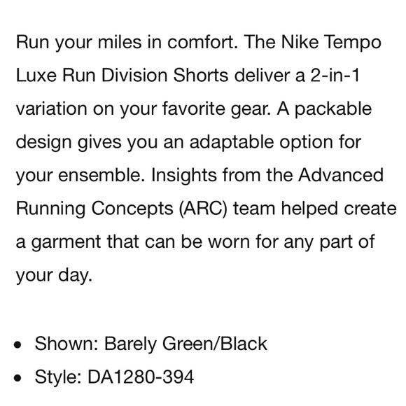 Nike Tempo Luxe 2-In-1 Running Shorts - Picture 10 of 13